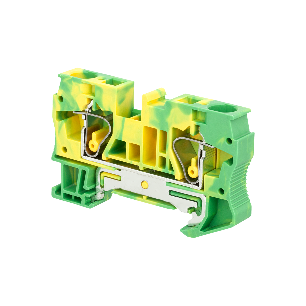 Клемма пружинная "Земля", 10 мм² Meyertec MTS-10PE фото