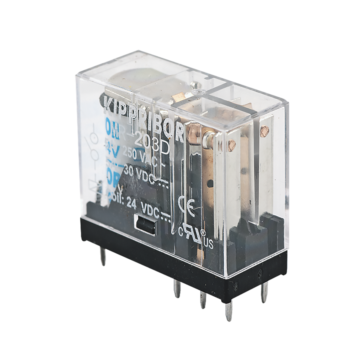 Промежуточные реле KIPPRIBOR серии MR в компактном корпусе (2-контактные) ОВЕН MR-203.A фото