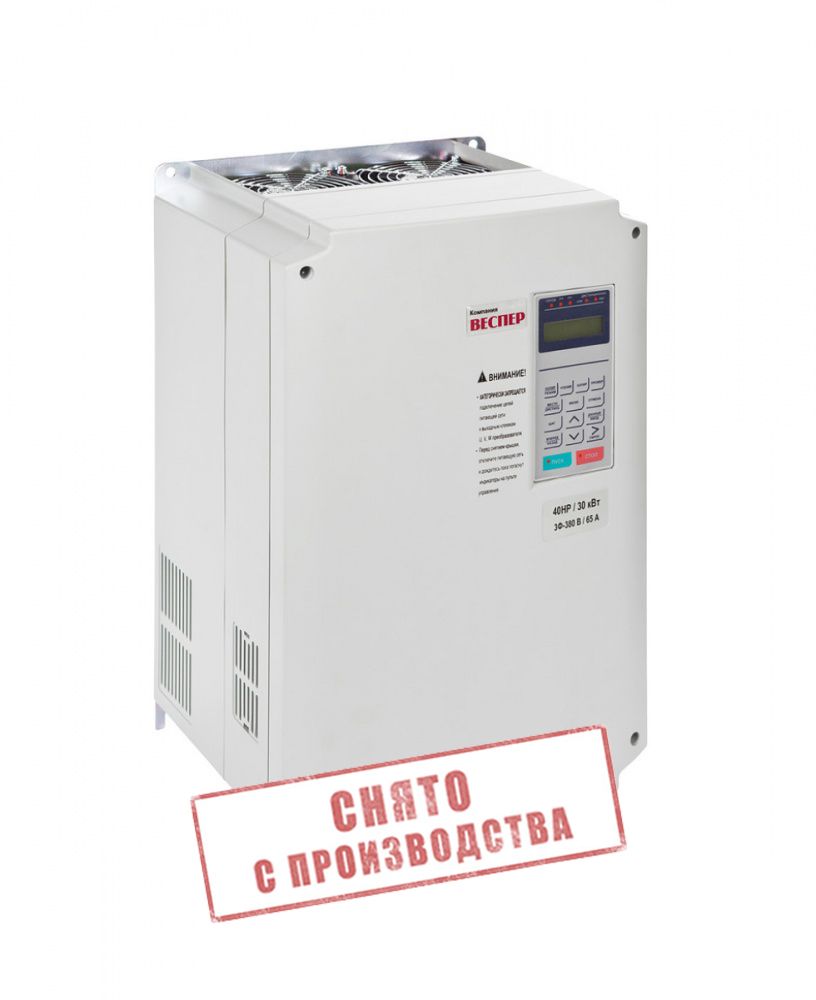 Преобразователь частоты Веспер EI-9011-040H 30 кВт 380В фото