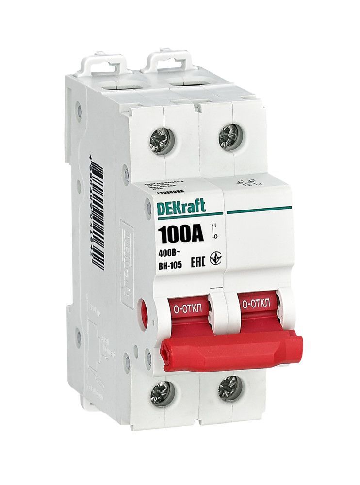 Выключатель-разъединитель 2Р 100А ВН-105 фото