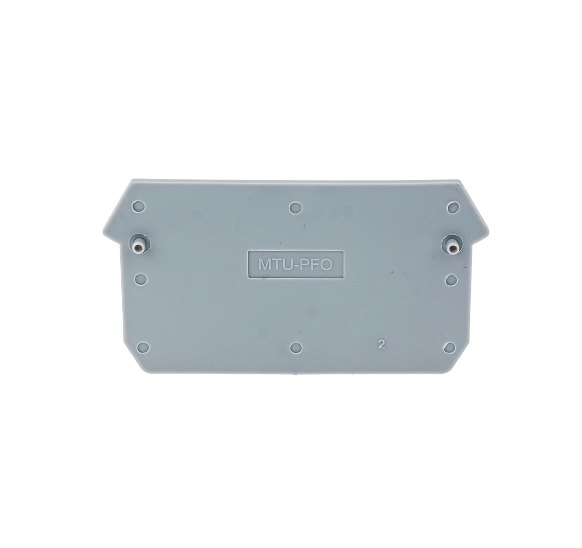 Заглушка торцевая для четырехпроводных клемм, серая (уп. 20 шт.) Meyertec MTU-PFO фото