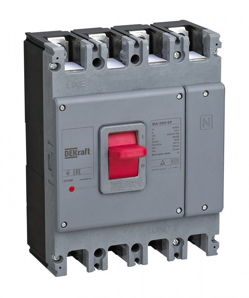 Силовой авт. выключатель 4P 200А 35кА ВА-305 фото
