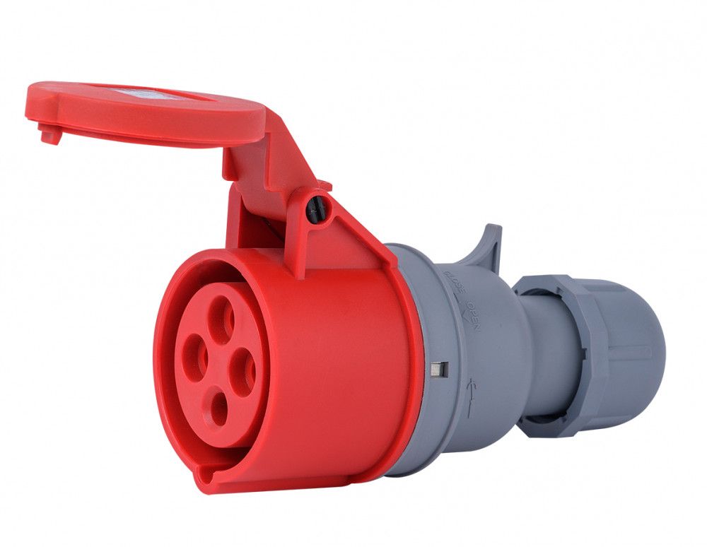 Розетка перен. 3Р+РЕ 16А 380В IP44 РП-103