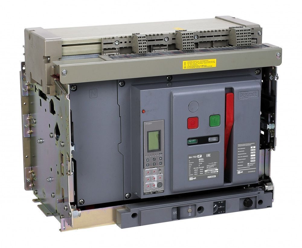 Воздушный авт. выключатель выкатной 4P 2000А 100кА расцепитель Н ВА-752 фото