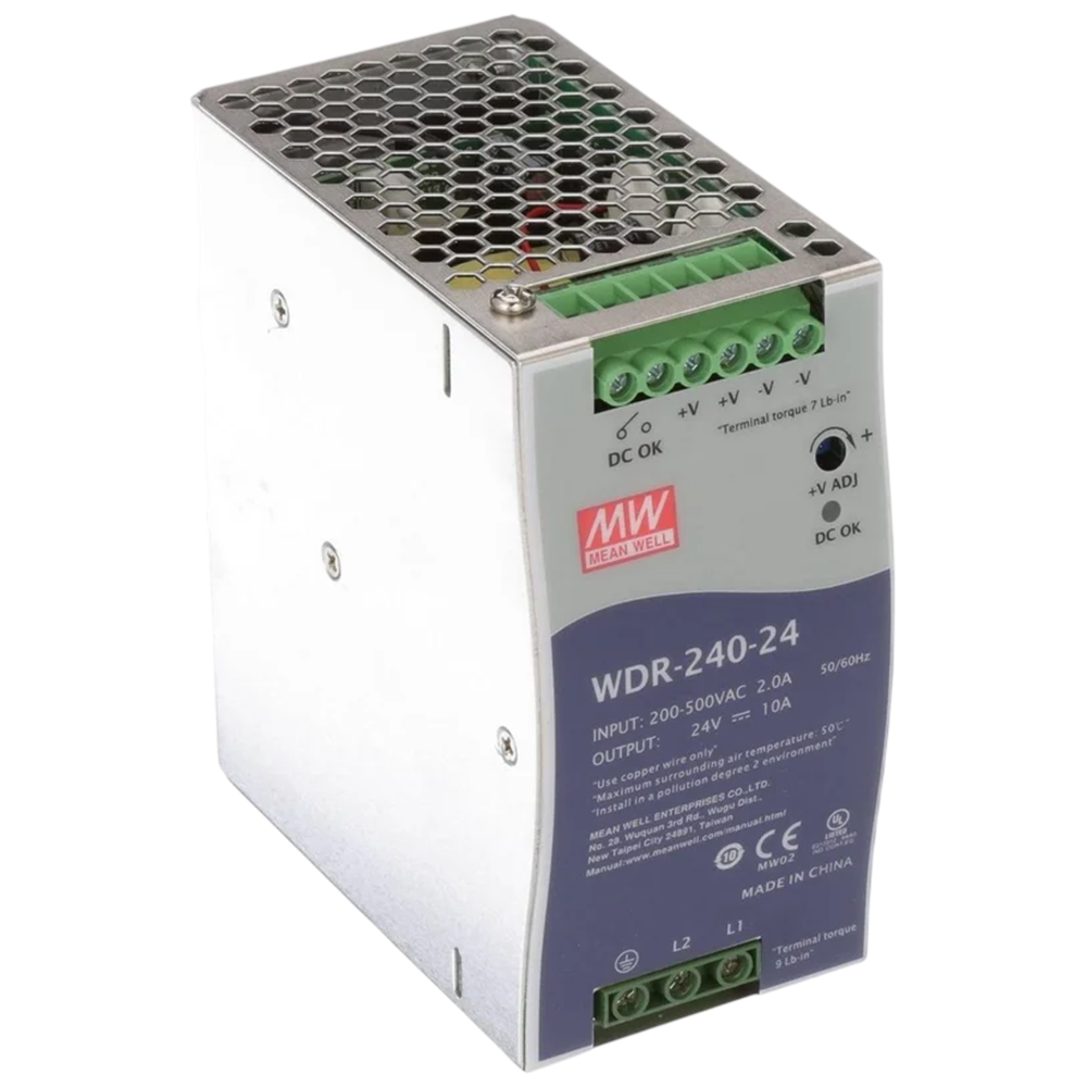 Блок питания Mean Well WDR-240-24 фото