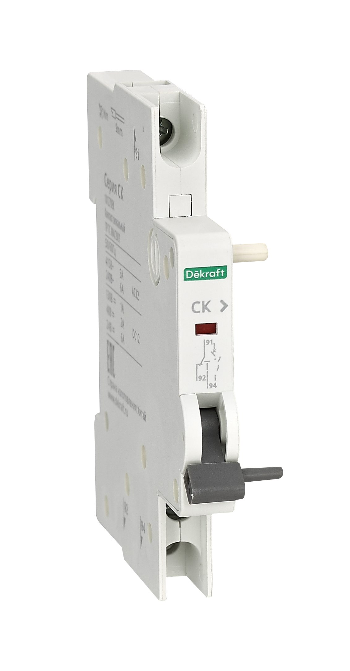 Контакт сигнальный СК-201 AC-12：Ue/Ie:AC415В/3A, AC240В/6A DC-12：Ue/Ie:DC130В/1A, DC48В/2A, DC24В/ фото