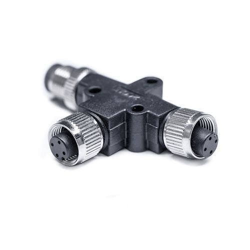 Теко CS T25R-3 Соединитель тройник, Вилка / 2 розетки, Т-образный, Пластик 4-PINIP67250 AC/DC NO/NC фото