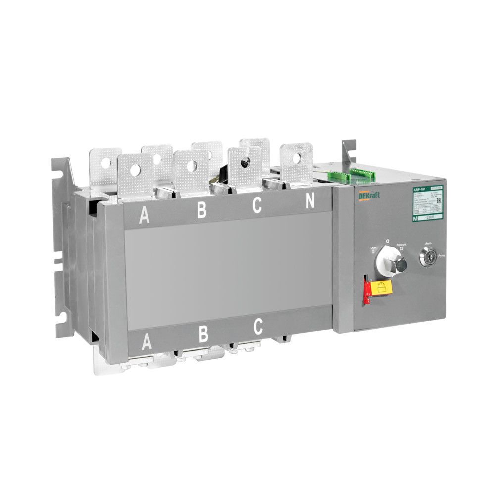 АВР на реверс. выкл.-разъед. и мотор приводом 1600A, 3P, 32кА АВР-108 фото