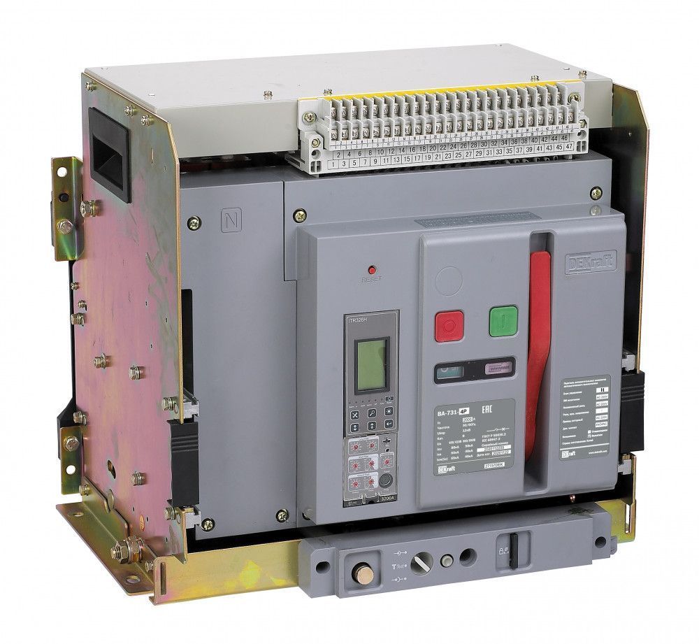 Воздушный авт. выключатель выкатной 4P 630А 80кА расцепитель Н ВА-731 фото