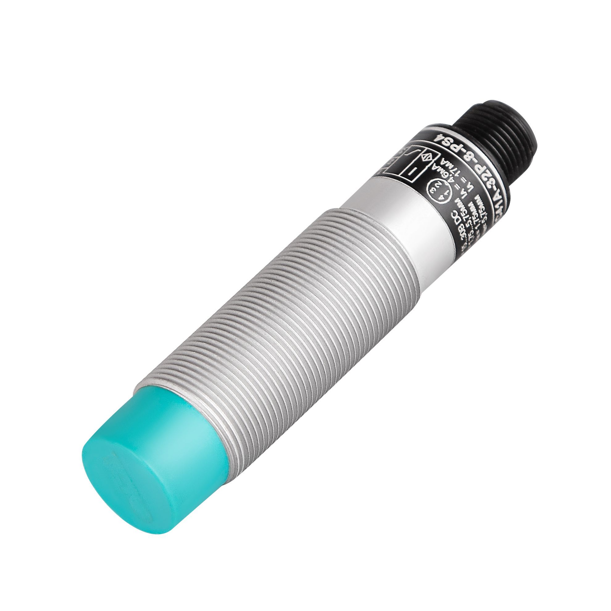 Теко ISAN EC41A-32P-8-PS4, Индуктивный преобразователь перемещения,Sn=8 мм,корпус М18x1 Алюминий не заподлицо, 15 ... 30 DC  ,IP67,разъем фото