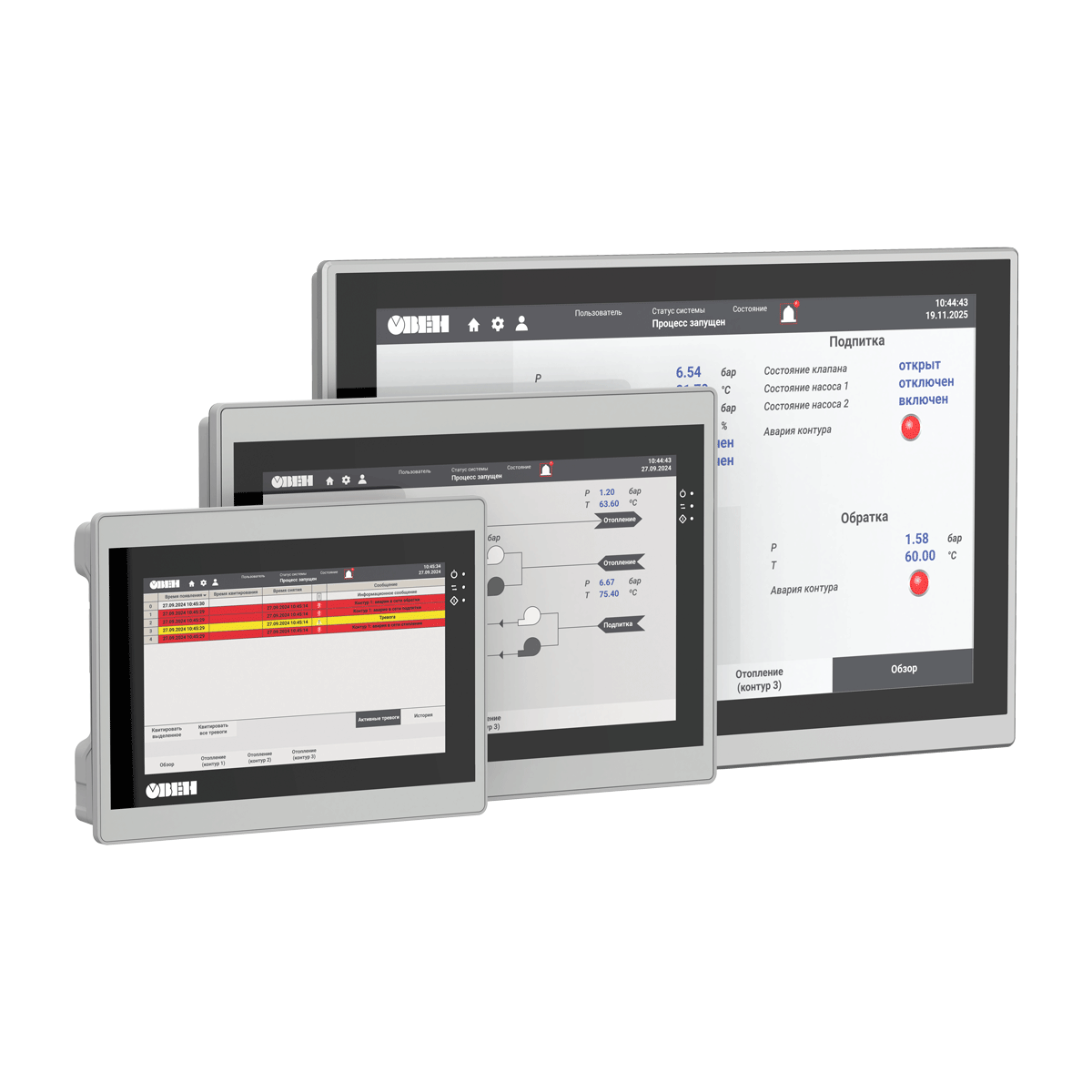 СПК210 сенсорные панельные контроллеры с повышенной производительностью ОВЕН СПК210-15-CS фото