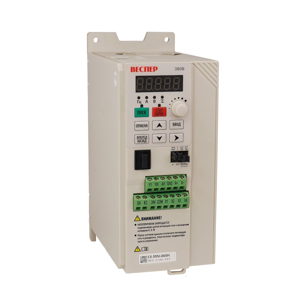 Преобразователь частоты Веспер E5-MINI-005Н 3,7 кВт 380В фото