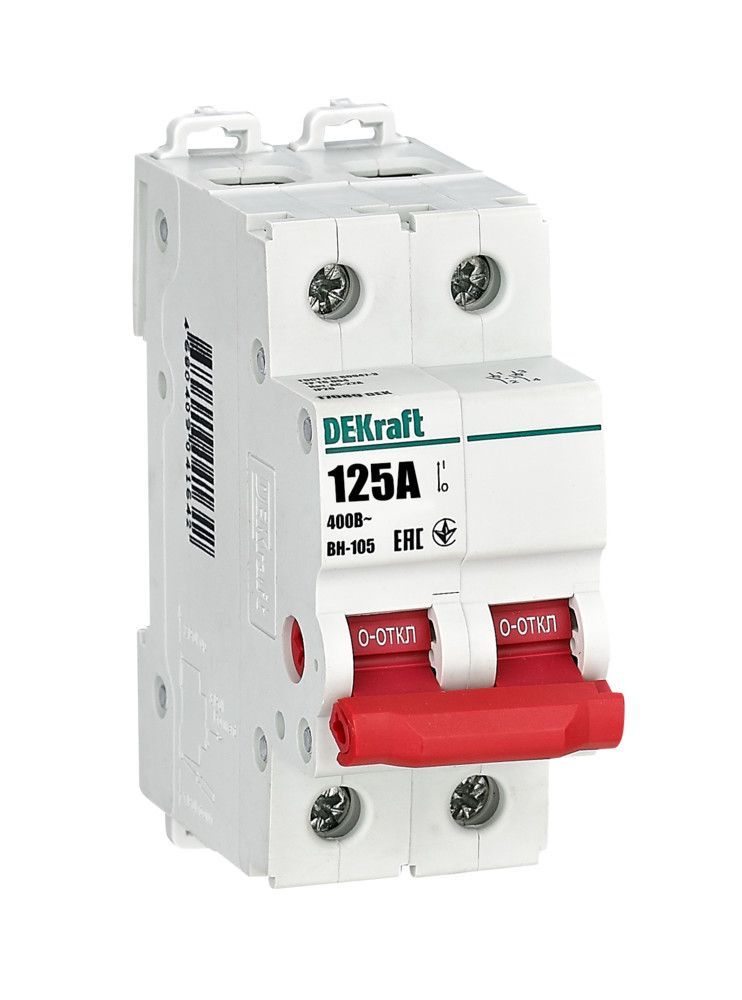 Выключатель-разъединитель 2Р 125А ВН-105 фото