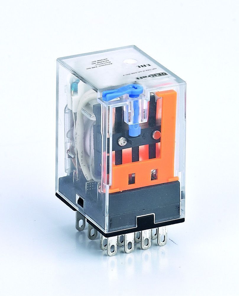 Промежуточное реле 4 конт. с LED инд. и TEST функ. 3А 110В DC ПР-102 фото