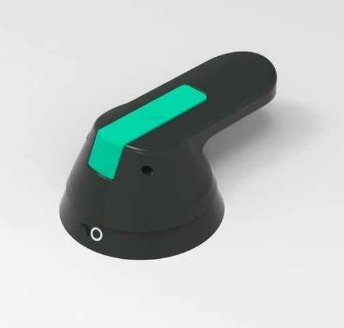 ВЫНОСНАЯ КОРОТКАЯ ЧЁРНАЯ ПОВОРОТНАЯ РУКОЯТКА ДЛЯ ФРОНТАЛЬНОЙ УСТАНОВКИ НА SD160-250 фото