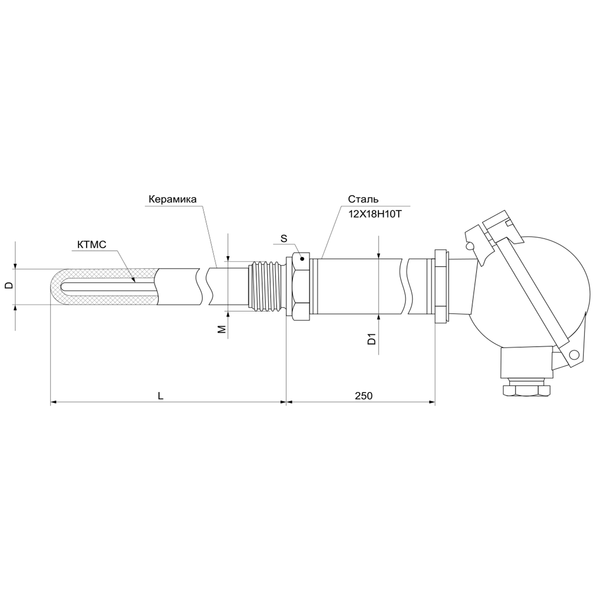 Термопара Овен 2ДТПК165-0919.630.1 фото