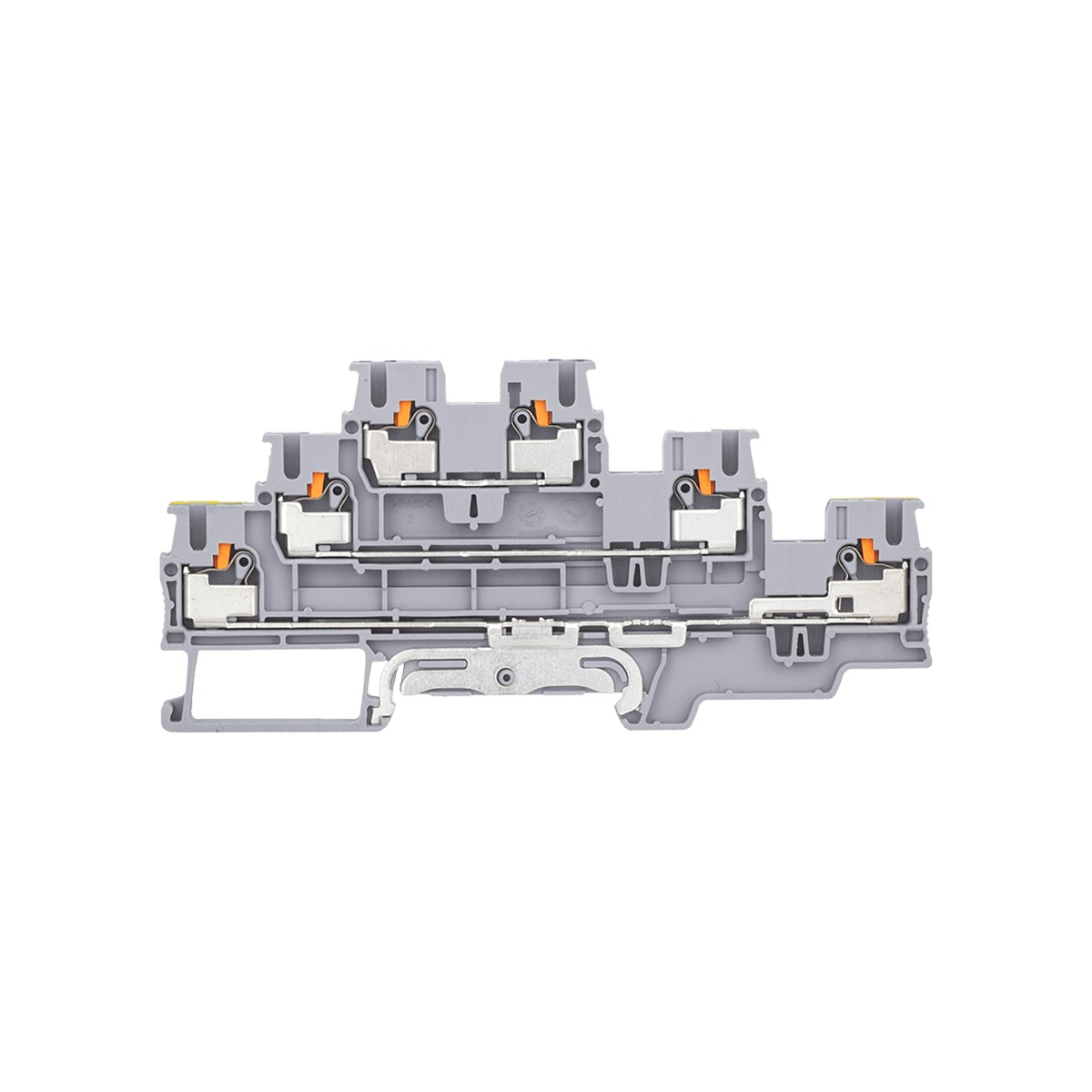 Клемма push-in трехуровневая с заземлением и нейтралью, 2.5 мм², Meyertec MTP-TR2.5/PE/L/N