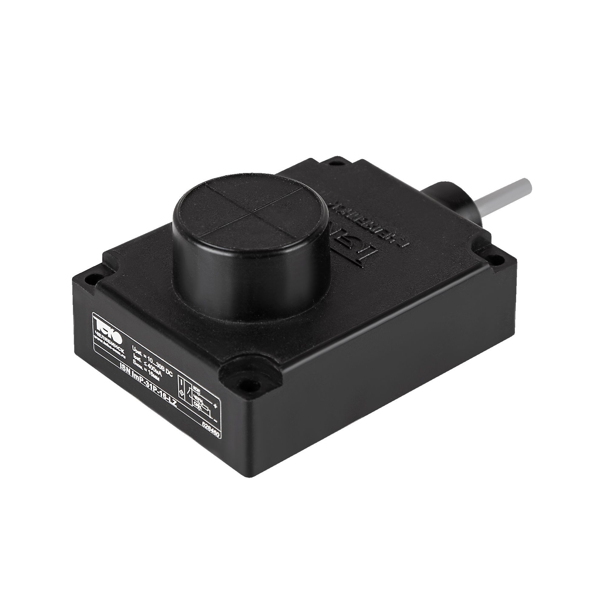 Теко ISN ImP-11-22-LZ, Индуктивный датчик,Sn=22 мм,корпус  Пластик не заподлицо, 20 ... 250 / 20 ... 320 AC/DC NO 2-х проводный,IP67,кабель фото