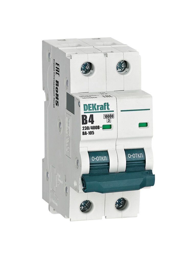 Автоматический выключатель ВА-105 2P 4А B 10кА фото