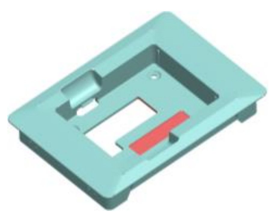 Кронштейн для крепления панели оператора на дверце шкафа для STV320 фото