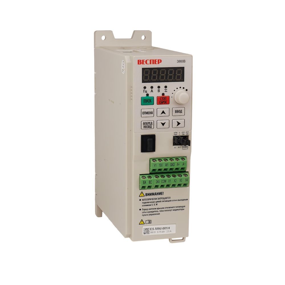 Преобразователь частоты Веспер E5-MINI-001Н 0,75 кВт 380В фото
