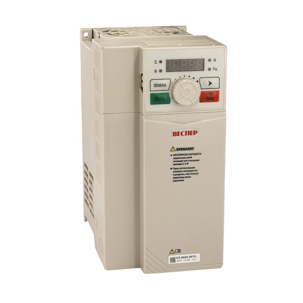 Частотный преобразователь Веспер E5-8600-007Н 5,5 кВт 380В фото