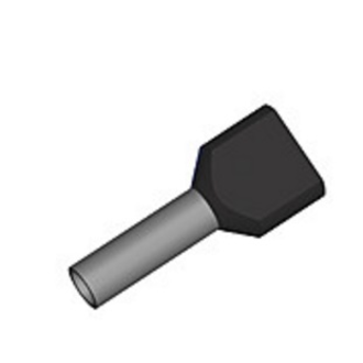 Наконечник штыревой втулочный изолированный двойной (НШВИ 2) MeyerTec MTES2-158 (уп. 100 шт.) фото