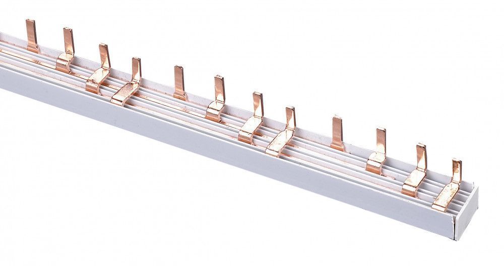 Шина соединительная 4P 63А 1 м. 14х4 контактов ШС-101