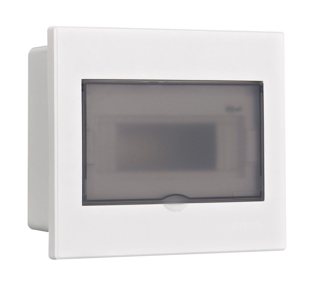 Корпус пласт. навесной прозр. дв. 1 ряд 9 мод. IP41 ЩРН-П фото