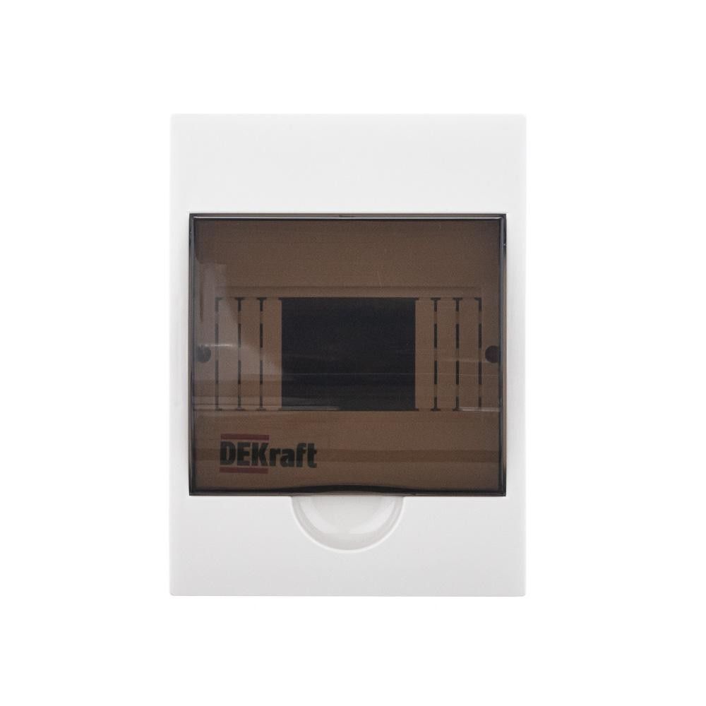 Корпус пластиковый навесной прозр. дв. 1 ряд 6 модулей IP41 ЩРН-П фото