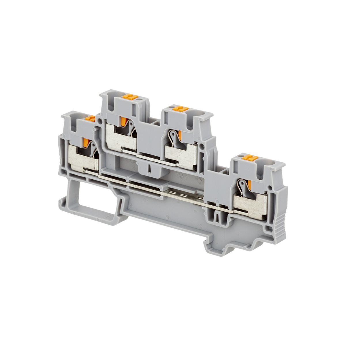 Клемма push-in двухуровневая, 4 мм² Meyertec MTP-D4 фото