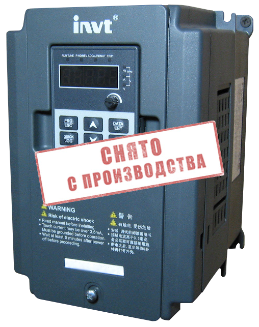 Преобразователь частоты INVT GD100-2R2G-4 фото