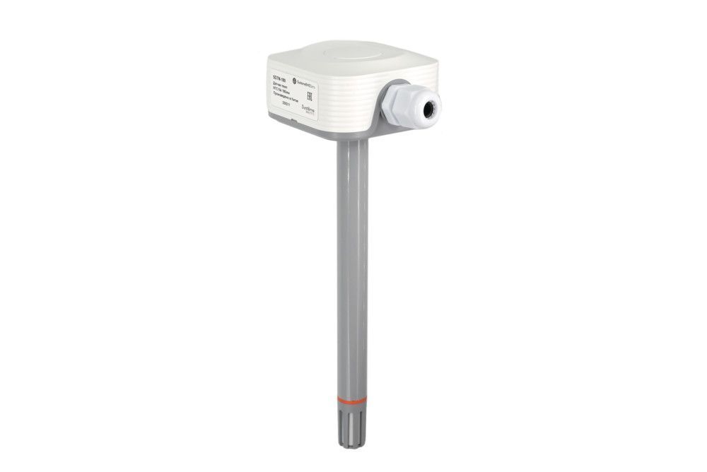 Датчик температуры канальный, -20…+80°С PT1000 180(40…155)мм