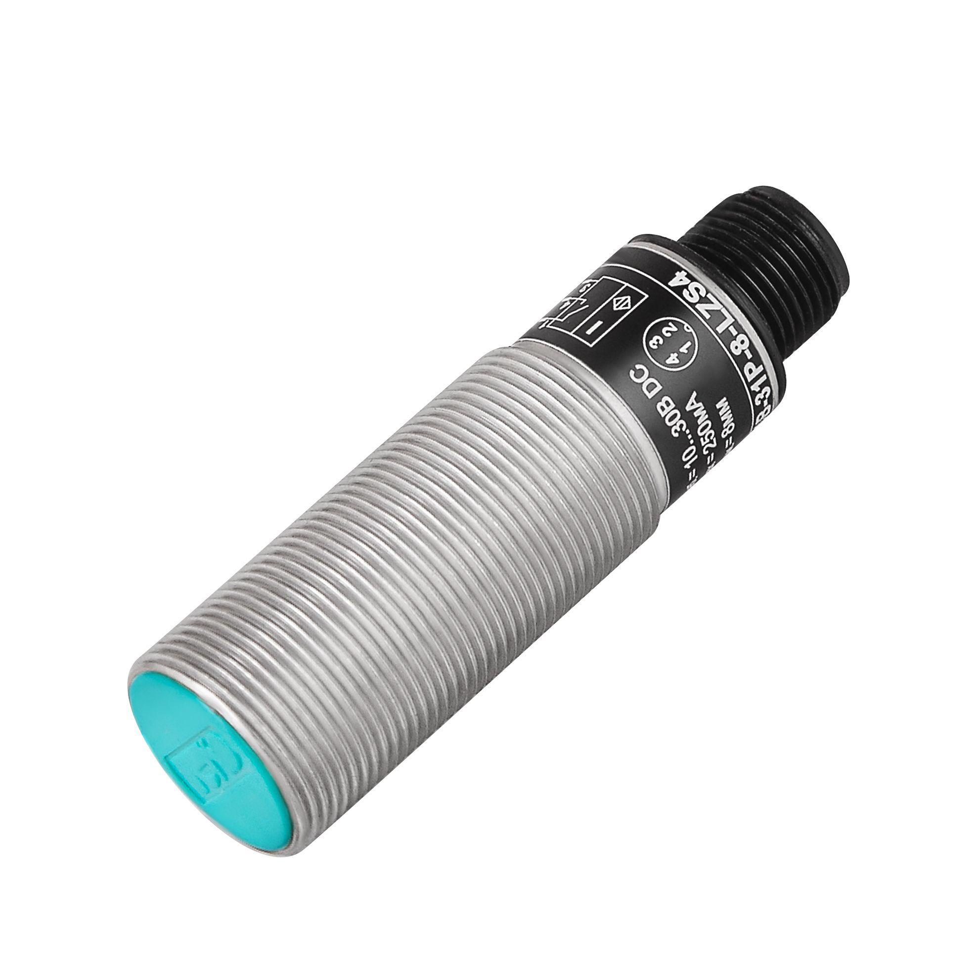 Теко ISB AC4B-31P-5-LZS4,Индуктивный датчик,Sn=5мм,Корпус М18x1,Латунь,заподлицо,10...30DC,PNP NO,IP67, Разъем фото