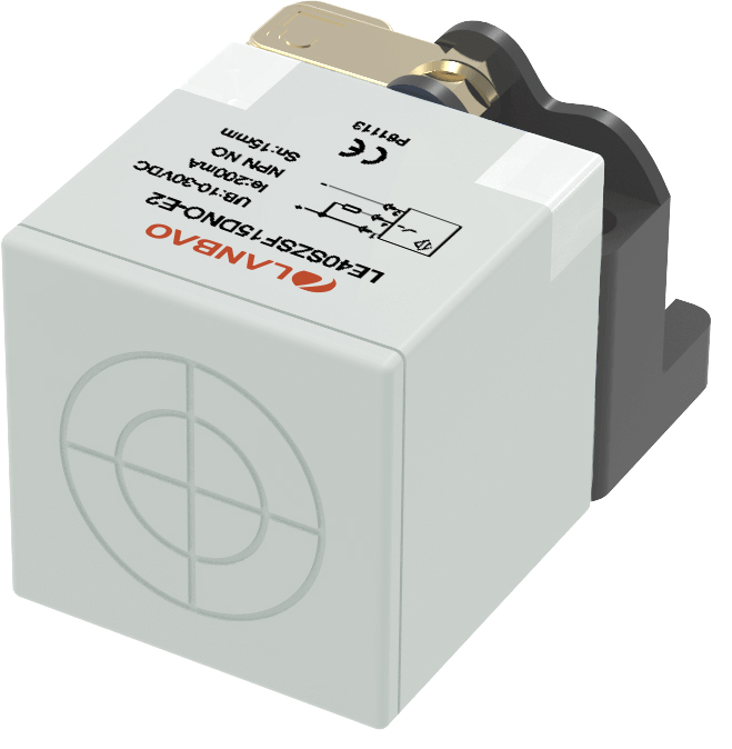 Индуктивный датчик LANBAO LE40SZSF20DNRY-E2 фото
