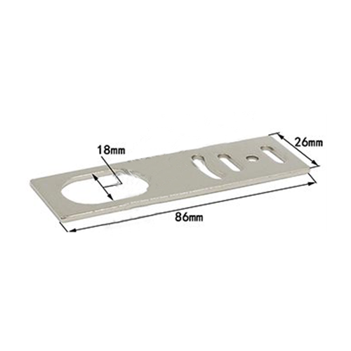 Теко HL 18H-1 Кронштейн прямой, габариты 86х26х2, отверстие под датчик 18 мм фото