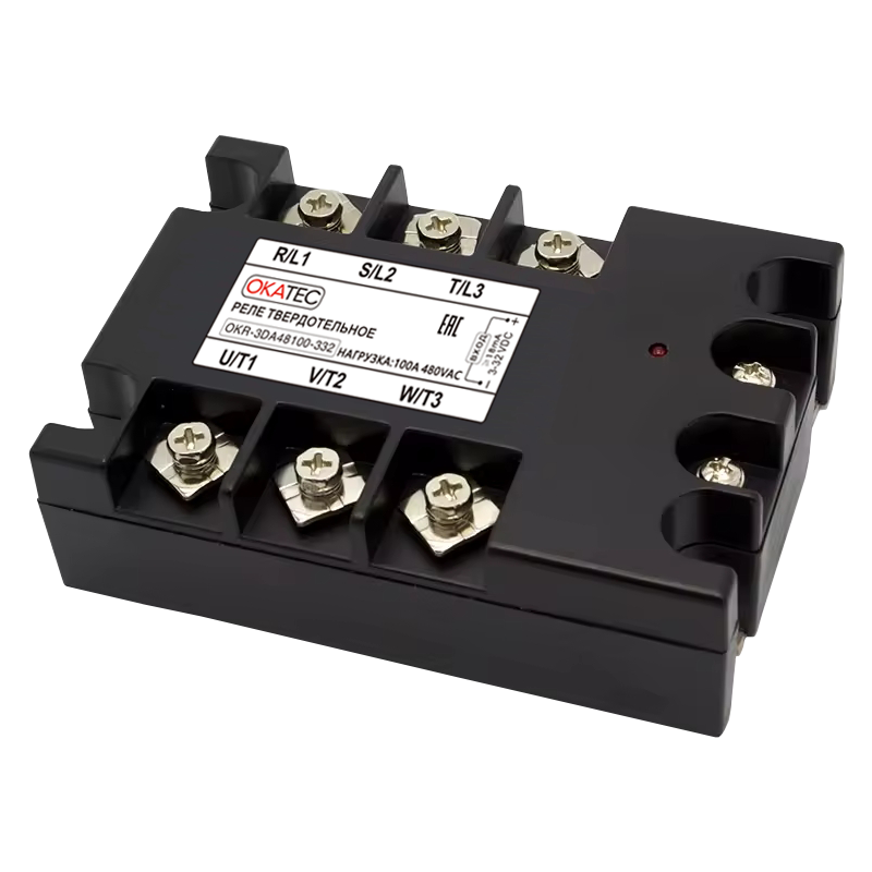 Трехфазное твердотельное реле OKATEC OKR-3DA48100-332 фото