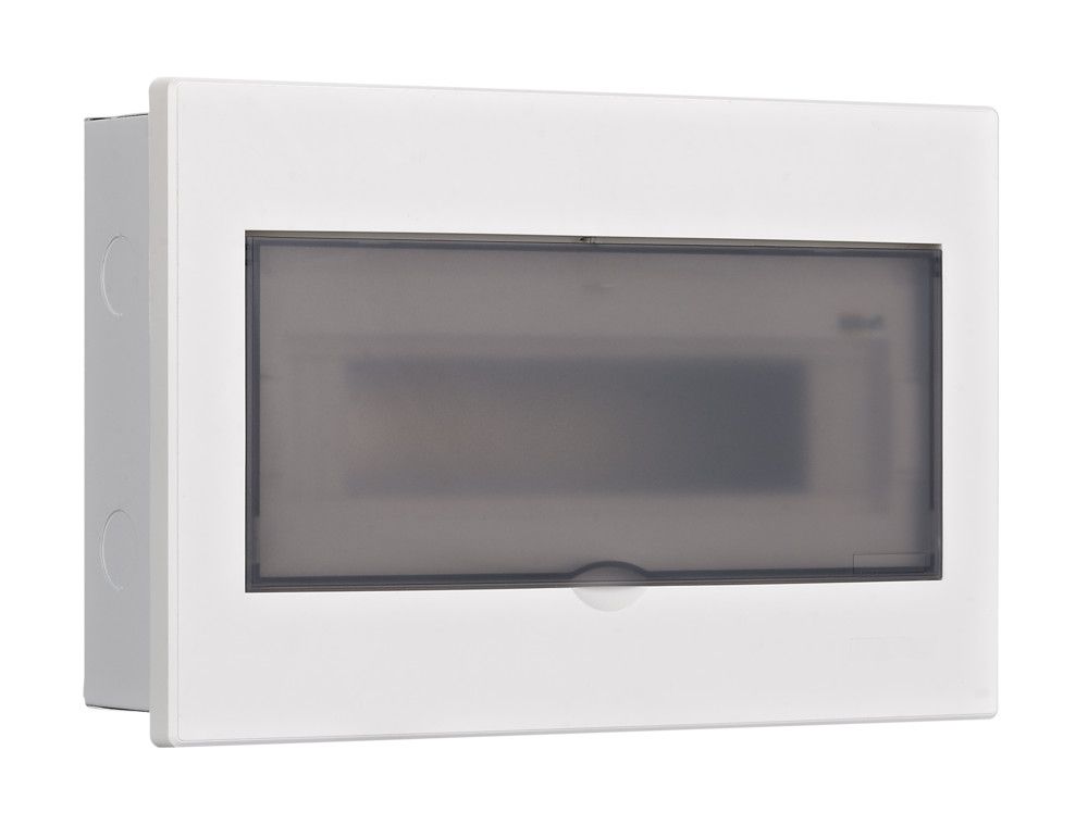 Корпус встраиваемый прозр. дв. 1 ряд 13 мод. IP41 ЩРВ-М фото