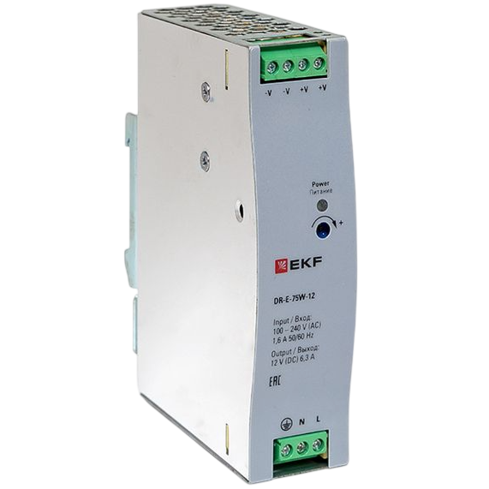 Блок питания EKF DR-E-75W-12 фото