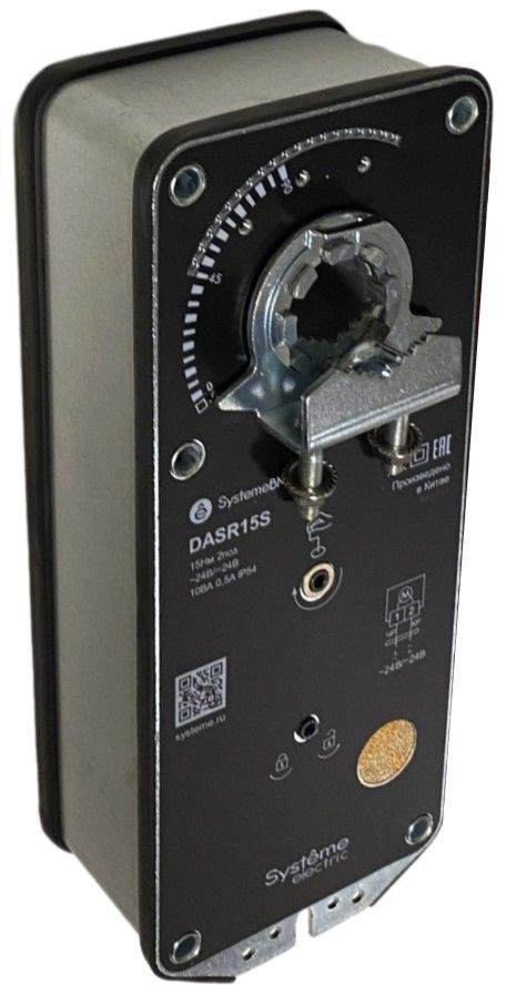 Привод воздушной заслонки с пруж. возвратом, 15Нм 2поз ~24В/=24В фото