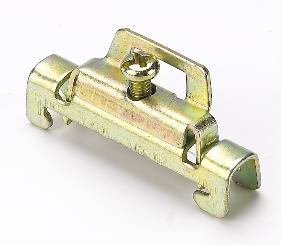 Огран. металлич. на DIN-рейку с 1 винтом ФК101-01 фото