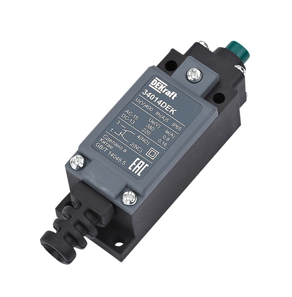 Концевой вык. пласт. 1НО1НЗ Кнопочный плунжер фото