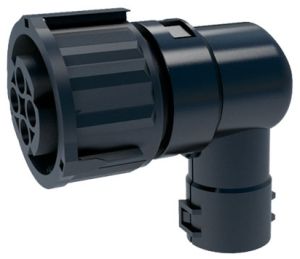 Теко CS 7019.1 Соединитель, Розетка, Угловой под обжим, Пластик 4-PINIP67250 AC/DC NO/NC фото