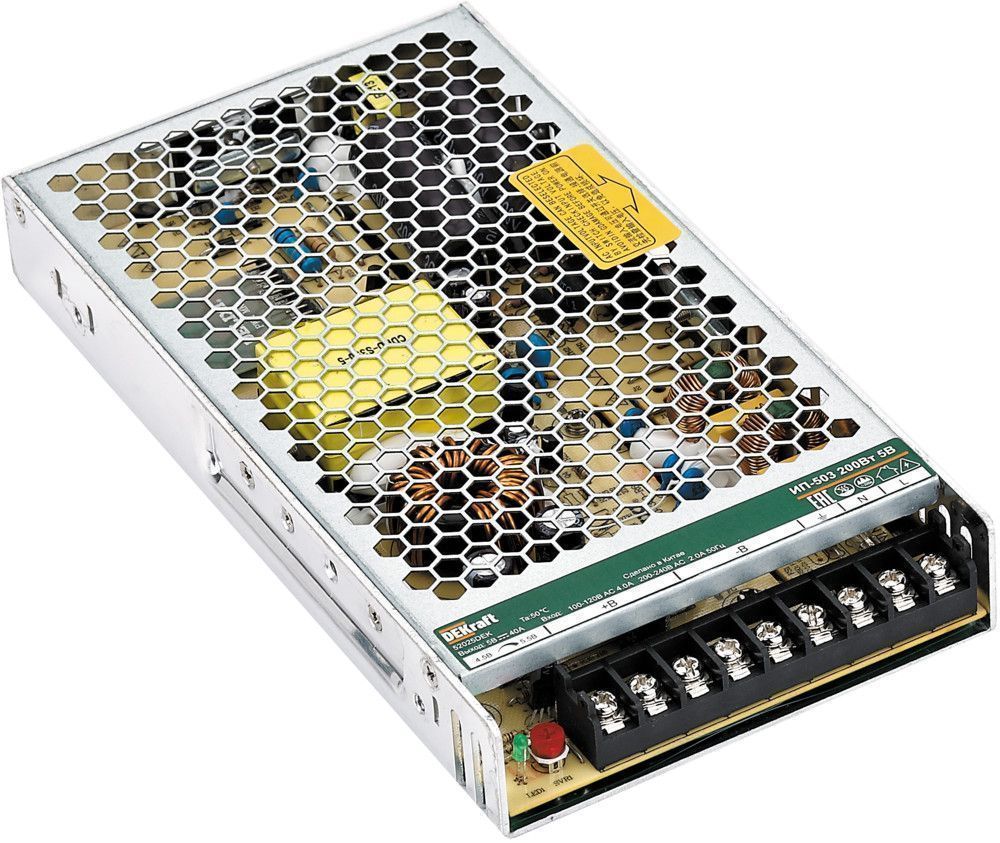Импульсный источник питания 200Вт 5В 40А ИП-503 фото