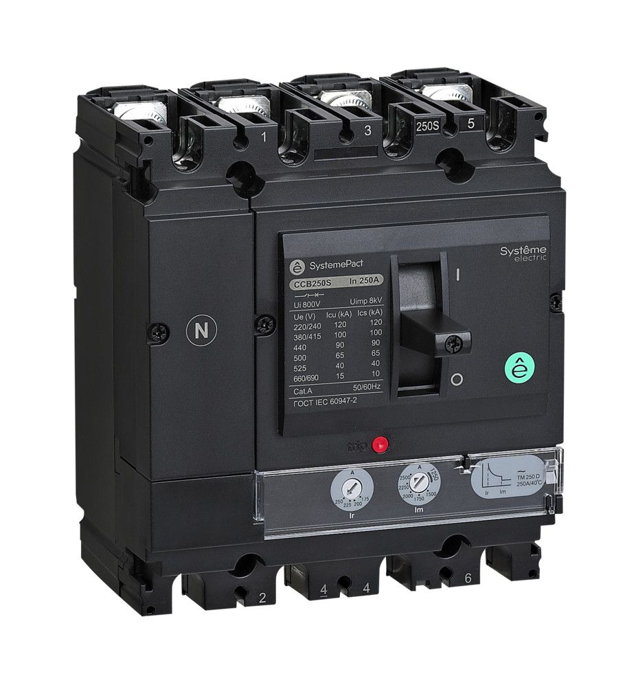 АВТ.ВЫКЛ SYSTEMEPACT CCB100 100KA 4P4D TMD40