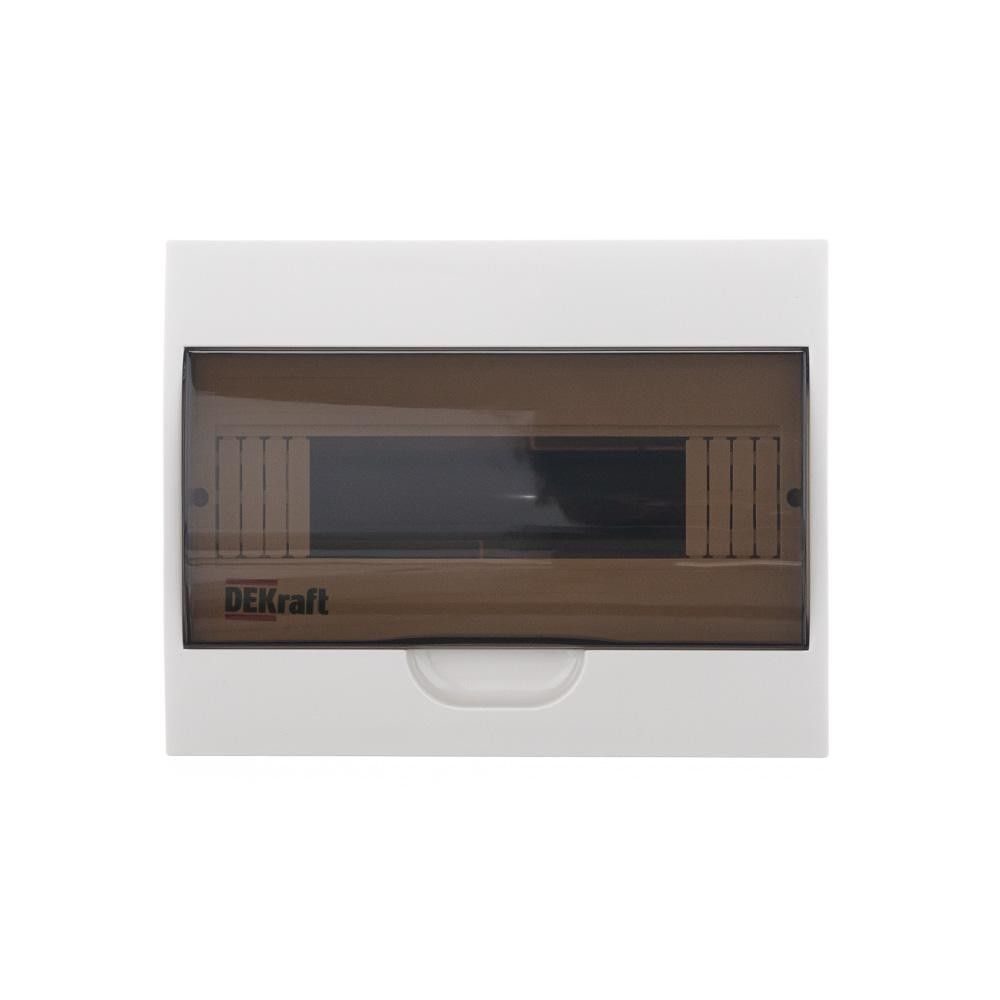 Корпус пластиковый навесной прозр. дв. 1 ряд 12 модулей IP41 ЩРН-П фото