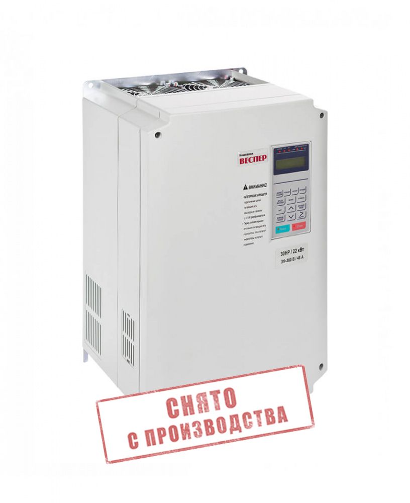 Преобразователь частоты Веспер EI-9011-030H 22 кВт 380В фото