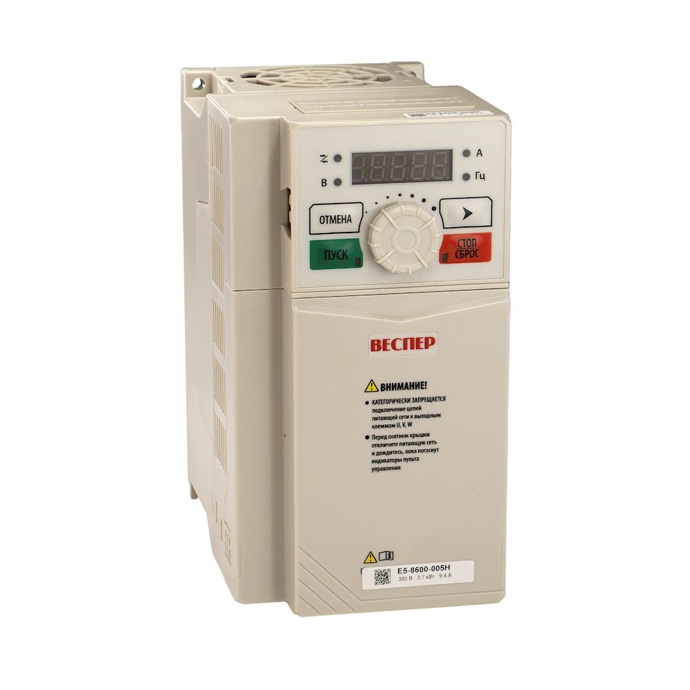 Частотный преобразователь Веспер E5-8600-005Н 3,7 кВт 380В фото