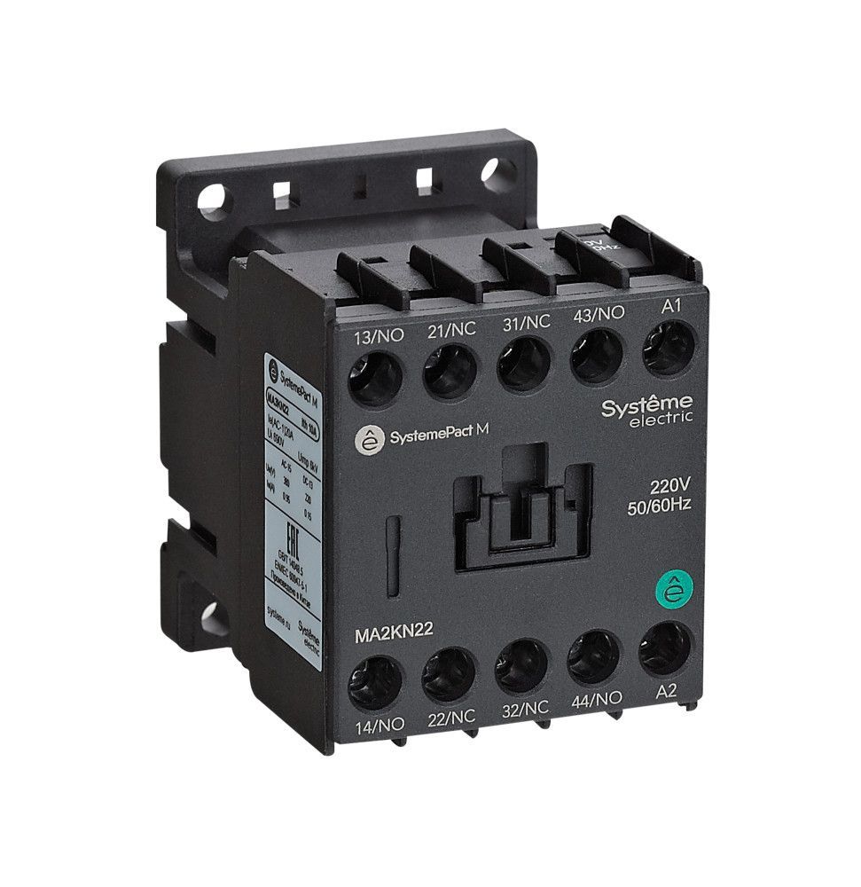 ПРОМЕЖУТОЧНОЕ РЕЛЕ MA2K 2НО+2НЗ AC220V 50/60Hz