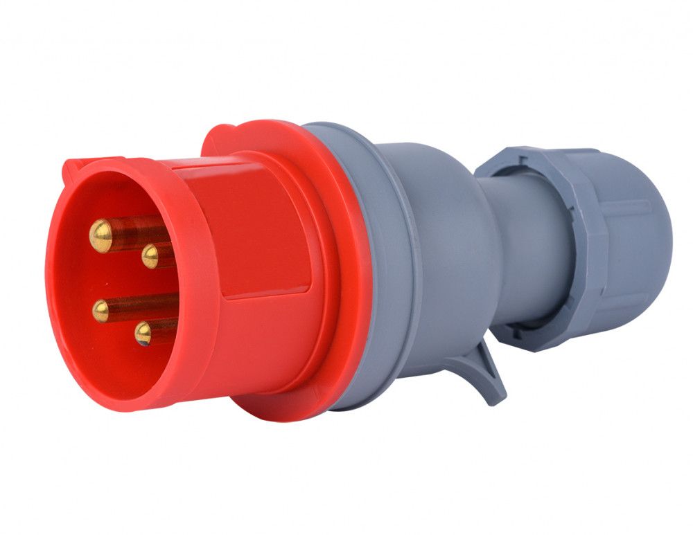 Вилка перен. 3Р+РЕ 32А 380В IP44 ВП-103